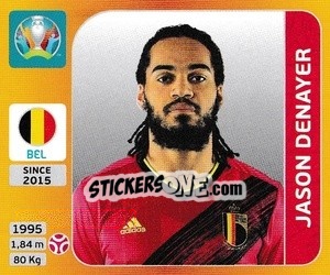 Sticker Jason Denayer - UEFA Euro 2020 Tournament Edition. 678 Stickers version - Panini