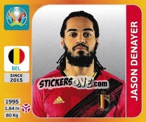 Sticker Jason Denayer - UEFA Euro 2020 Tournament Edition. 678 Stickers version n. 129 - Panini