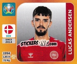 Cromo Lucas Andersen - UEFA Euro 2020 Tournament Edition. 678 Stickers version - Panini