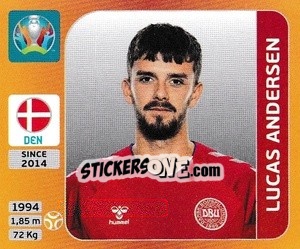 Sticker Lucas Andersen - UEFA Euro 2020 Tournament Edition. 678 Stickers version n. 165 - Panini
