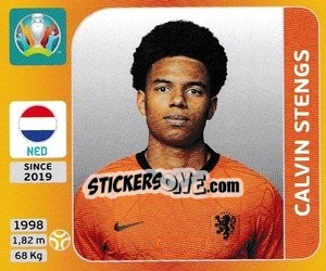 Sticker Calvin Stengs - UEFA Euro 2020 Tournament Edition. 678 Stickers version - Panini
