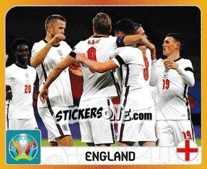 Sticker Group D. England - UEFA Euro 2020 Tournament Edition. 678 Stickers version n. 345 - Panini