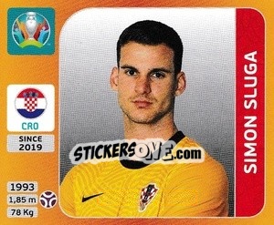 Cromo Simon Sluga - UEFA Euro 2020 Tournament Edition. 678 Stickers version - Panini