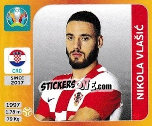 Cromo Nikola Vlašic - UEFA Euro 2020 Tournament Edition. 678 Stickers version - Panini