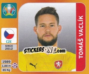 Sticker Tomáš Vaclík - UEFA Euro 2020 Tournament Edition. 678 Stickers version - Panini