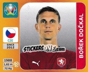 Sticker Bořek Dockal - UEFA Euro 2020 Tournament Edition. 678 Stickers version - Panini