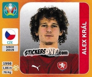 Sticker Alex Král - UEFA Euro 2020 Tournament Edition. 678 Stickers version n. 393 - Panini