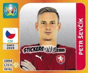 Sticker Petr Ševcík - UEFA Euro 2020 Tournament Edition. 678 Stickers version - Panini