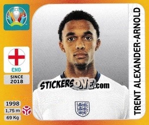 Figurina Trent Alexander-Arnold - UEFA Euro 2020 Tournament Edition. 678 Stickers version - Panini