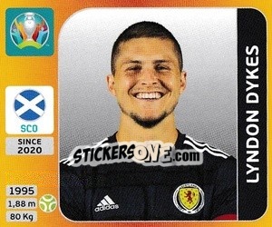 Sticker Lyndon Dykes - UEFA Euro 2020 Tournament Edition. 678 Stickers version - Panini