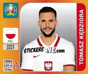 Cromo Tomasz Kedziora - UEFA Euro 2020 Tournament Edition. 678 Stickers version - Panini