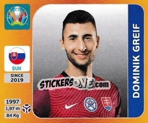 Figurina Dominik Greif - UEFA Euro 2020 Tournament Edition. 678 Stickers version - Panini