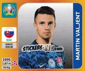Sticker Martin Valjent - UEFA Euro 2020 Tournament Edition. 678 Stickers version n. 500 - Panini