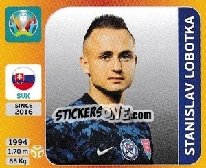 Sticker Stanislav Lobotka - UEFA Euro 2020 Tournament Edition. 678 Stickers version - Panini