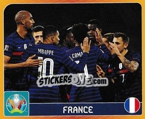 Figurina Group F. France - UEFA Euro 2020 Tournament Edition. 678 Stickers version - Panini