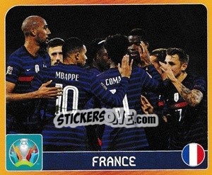 Sticker Group F. France - UEFA Euro 2020 Tournament Edition. 678 Stickers version n. 567 - Panini
