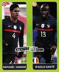 Sticker Raphael Varane / N'Golo Kanté