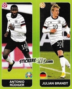 Sticker Antonio Rüdiger / Julian Brandt