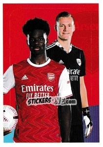 Sticker Arsenal - Premier League Inglese 2020-2021 n. 3 - Panini