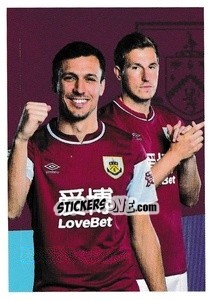 Figurina Burnley - Premier League Inglese 2020-2021 - Panini