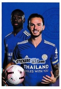 Figurina Leicester City - Premier League Inglese 2020-2021 - Panini