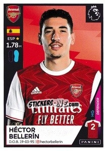 Sticker Héctor Bellerin - Premier League Inglese 2020-2021 n. 26 - Panini