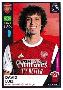 Sticker David Luiz - Premier League Inglese 2020-2021 n. 31 - Panini