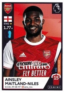 Sticker Ainsley Maitland-Niles - Premier League Inglese 2020-2021 n. 34 - Panini