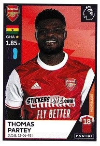 Sticker Thomas Partey - Premier League Inglese 2020-2021 n. 36 - Panini