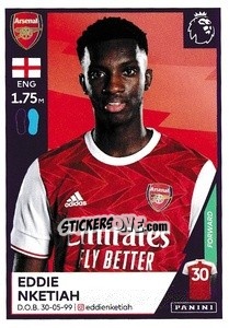 Sticker Eddie Nketiah - Premier League Inglese 2020-2021 n. 45 - Panini