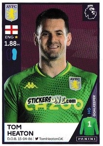 Figurina Tom Heaton - Premier League Inglese 2020-2021 n. 53 - Panini