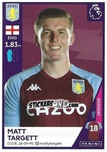 Figurina Matt Targett - Premier League Inglese 2020-2021 - Panini