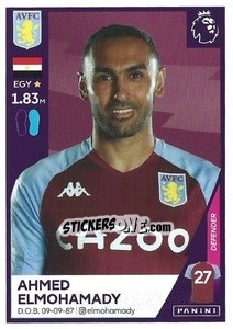 Sticker Ahmed Elmohamady - Premier League Inglese 2020-2021 n. 61 - Panini