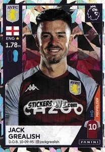 Figurina Jack Grealish (Captain) - Premier League Inglese 2020-2021 - Panini