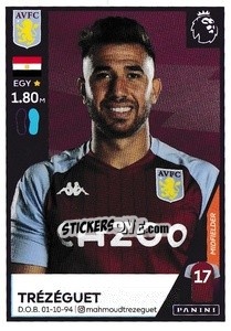 Figurina Trézéguet - Premier League Inglese 2020-2021 - Panini