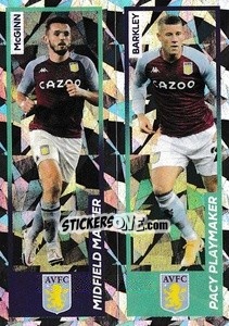 Sticker John McGinn / Ross Barkley - Premier League Inglese 2020-2021 - Panini