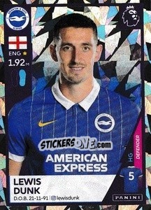 Figurina Lewis Dunk (Captain) - Premier League Inglese 2020-2021 - Panini