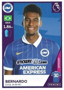 Figurina Bernardo - Premier League Inglese 2020-2021 - Panini