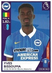 Sticker Yves Bissouma - Premier League Inglese 2020-2021 - Panini