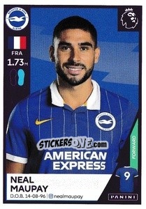 Sticker Neal Maupay - Premier League Inglese 2020-2021 n. 100 - Panini