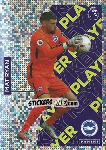 Sticker Mat Ryan (Key Player) - Premier League Inglese 2020-2021 n. 105 - Panini