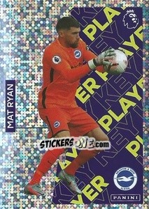 Figurina Mat Ryan (Key Player) - Premier League Inglese 2020-2021 - Panini