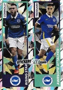 Sticker Aaron Connolly / Leandro Trossard - Premier League Inglese 2020-2021 - Panini