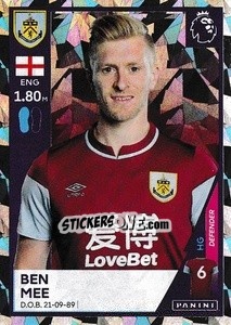 Sticker Ben Mee (Captain) - Premier League Inglese 2020-2021 - Panini
