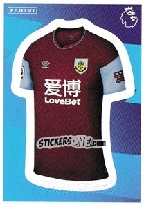 Sticker Home Kit (Burnley) - Premier League Inglese 2020-2021 - Panini
