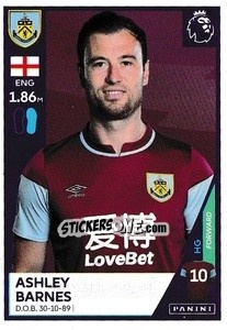 Sticker Ashley Barnes - Premier League Inglese 2020-2021 - Panini