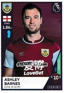 Cromo Ashley Barnes - Premier League Inglese 2020-2021 - Panini