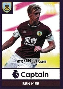 Figurina Ben Mee (Captain) - Premier League Inglese 2020-2021 - Panini