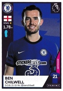 Sticker Ben Chilwell - Premier League Inglese 2020-2021 n. 148 - Panini