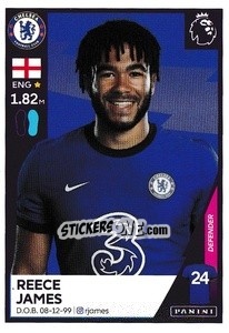 Sticker Reece James - Premier League Inglese 2020-2021 n. 149 - Panini